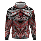 Aotearoa Iwi Ngapuhi Personalised Hoodie Maori Kowhaiwhai Pattern