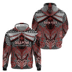 Aotearoa Iwi Ngapuhi Personalised Hoodie Maori Kowhaiwhai Pattern