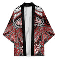 Aotearoa Iwi Ngapuhi Personalised Kimono Maori Kowhaiwhai Pattern