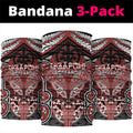 Aotearoa Iwi Ngapuhi Neck Gaiter Maori Kowhaiwhai Pattern