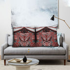 Aotearoa Iwi Ngapuhi Pillow Cover Maori Kowhaiwhai Pattern