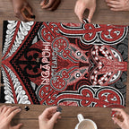 Aotearoa Iwi Ngapuhi Puzzle Maori Kowhaiwhai Pattern