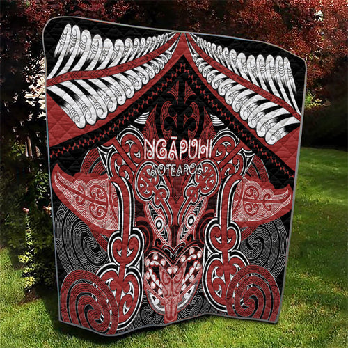 Aotearoa Iwi Ngapuhi Quilt Maori Kowhaiwhai Pattern