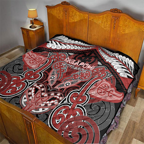 Aotearoa Iwi Ngapuhi Quilt Maori Kowhaiwhai Pattern