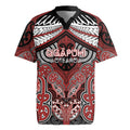 Aotearoa Iwi Ngapuhi Personalised Rugby Jersey Maori Kowhaiwhai Pattern