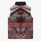 Aotearoa Iwi Ngapuhi Personalised Sleeveless Puffer Jacket Maori Kowhaiwhai Pattern