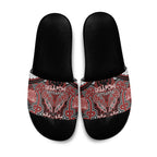 Aotearoa Iwi Ngapuhi Slide Sandals Maori Kowhaiwhai Pattern