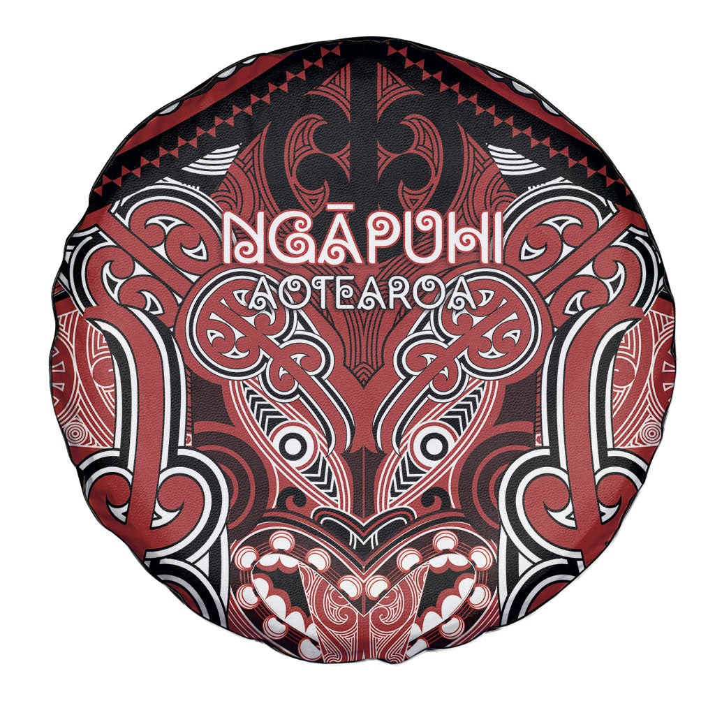 Aotearoa Iwi Ngapuhi Spare Tire Cover Maori Kowhaiwhai Pattern