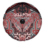 Aotearoa Iwi Ngapuhi Spare Tire Cover Maori Kowhaiwhai Pattern