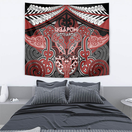 Aotearoa Iwi Ngapuhi Tapestry Maori Kowhaiwhai Pattern