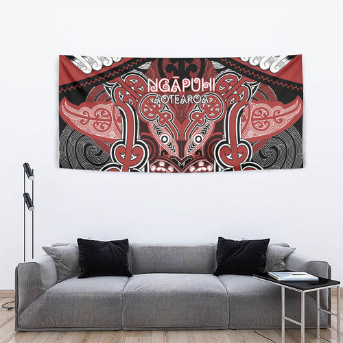 Aotearoa Iwi Ngapuhi Tapestry Maori Kowhaiwhai Pattern