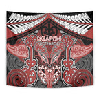 Aotearoa Iwi Ngapuhi Tapestry Maori Kowhaiwhai Pattern