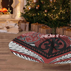 Aotearoa Iwi Ngapuhi Tree Skirt Maori Kowhaiwhai Pattern
