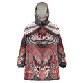 Aotearoa Iwi Ngapuhi Personalised Wearable Blanket Hoodie Maori Kowhaiwhai Pattern