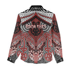 Aotearoa Iwi Ngapuhi Personalised Women Casual Shirt Maori Kowhaiwhai Pattern
