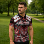 Aotearoa Iwi Ngapuhi Personalised Zipper Polo Shirt Maori Kowhaiwhai Pattern