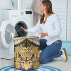 Aotearoa Iwi Ngati Whatua Laundry Basket Maori Kowhaiwhai Pattern