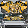 Aotearoa Iwi Ngati Whatua Auto Sun Shade Maori Kowhaiwhai Pattern