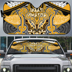 Aotearoa Iwi Ngati Whatua Auto Sun Shade Maori Kowhaiwhai Pattern
