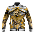 Aotearoa Iwi Ngati Whatua Personalised Baseball Jacket Maori Kowhaiwhai Pattern