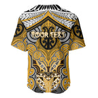 Aotearoa Iwi Ngati Whatua Personalised Baseball Jersey Maori Kowhaiwhai Pattern