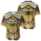 Aotearoa Iwi Ngati Whatua Personalised Baseball Jersey Maori Kowhaiwhai Pattern