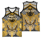 Aotearoa Iwi Ngati Whatua Personalised Basketball Jersey Maori Kowhaiwhai Pattern