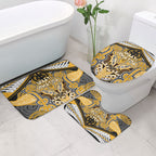 Aotearoa Iwi Ngati Whatua Bathroom Set Maori Kowhaiwhai Pattern