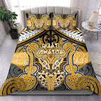 Aotearoa Iwi Ngati Whatua Bedding Set Maori Kowhaiwhai Pattern
