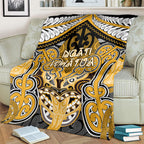 Aotearoa Iwi Ngati Whatua Blanket Maori Kowhaiwhai Pattern
