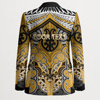 Aotearoa Iwi Ngati Whatua Personalised Blazer Maori Kowhaiwhai Pattern