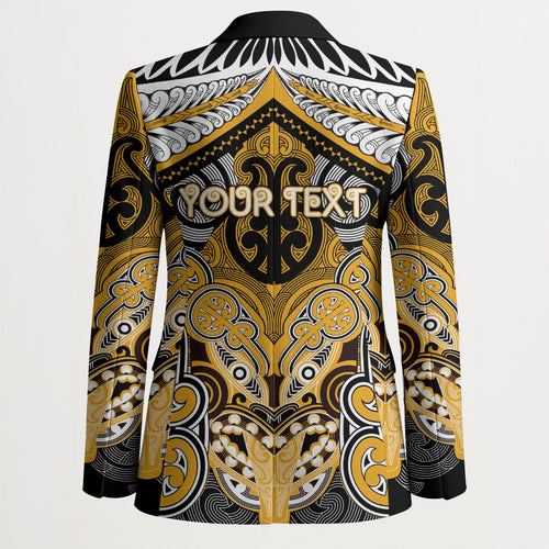 Aotearoa Iwi Ngati Whatua Personalised Blazer Maori Kowhaiwhai Pattern