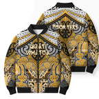 Aotearoa Iwi Ngati Whatua Personalised Bomber Puffer Jacket Maori Kowhaiwhai Pattern