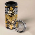 Aotearoa Iwi Ngati Whatua Personalised 4 in 1 Can Cooler Tumbler Maori Kowhaiwhai Pattern