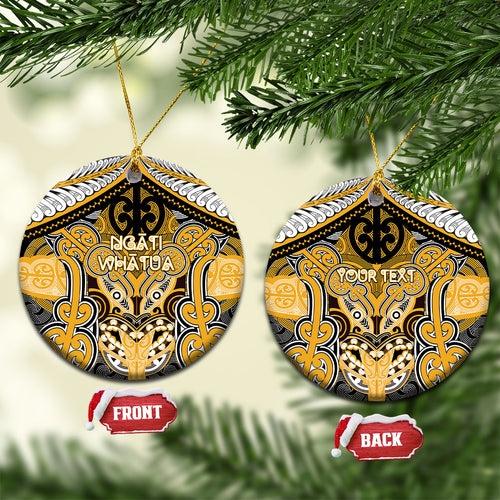 Aotearoa Iwi Ngati Whatua Personalised Ceramic Ornament Maori Kowhaiwhai Pattern