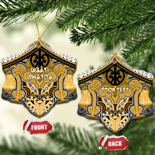 Aotearoa Iwi Ngati Whatua Personalised Ceramic Ornament Maori Kowhaiwhai Pattern