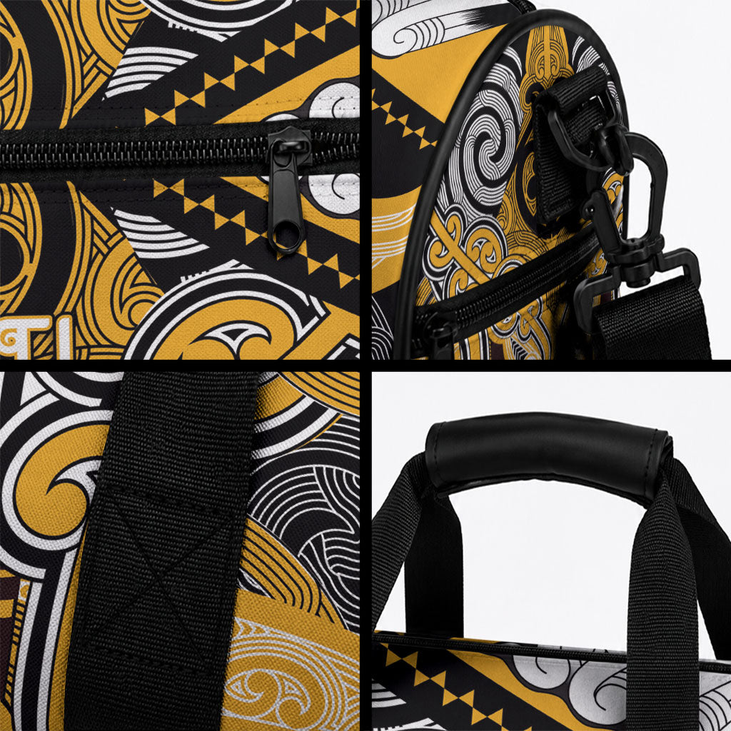 Aotearoa Iwi Ngati Whatua Duffle Bag Maori Kowhaiwhai Pattern