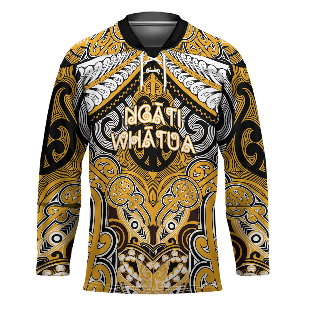 Aotearoa Iwi Ngati Whatua Personalised Hockey Jersey Maori Kowhaiwhai Pattern
