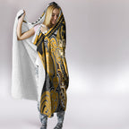 Aotearoa Iwi Ngati Whatua Hooded Blanket Maori Kowhaiwhai Pattern