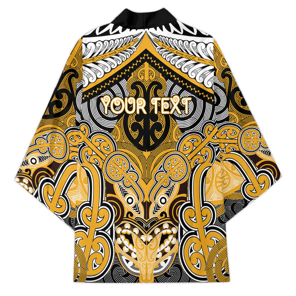 Aotearoa Iwi Ngati Whatua Personalised Kimono Maori Kowhaiwhai Pattern