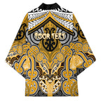 Aotearoa Iwi Ngati Whatua Personalised Kimono Maori Kowhaiwhai Pattern