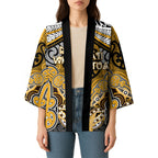 Aotearoa Iwi Ngati Whatua Personalised Kimono Maori Kowhaiwhai Pattern