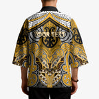 Aotearoa Iwi Ngati Whatua Personalised Kimono Maori Kowhaiwhai Pattern