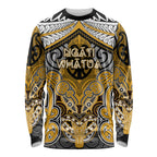 Aotearoa Iwi Ngati Whatua Personalised Long Sleeve Shirt Maori Kowhaiwhai Pattern