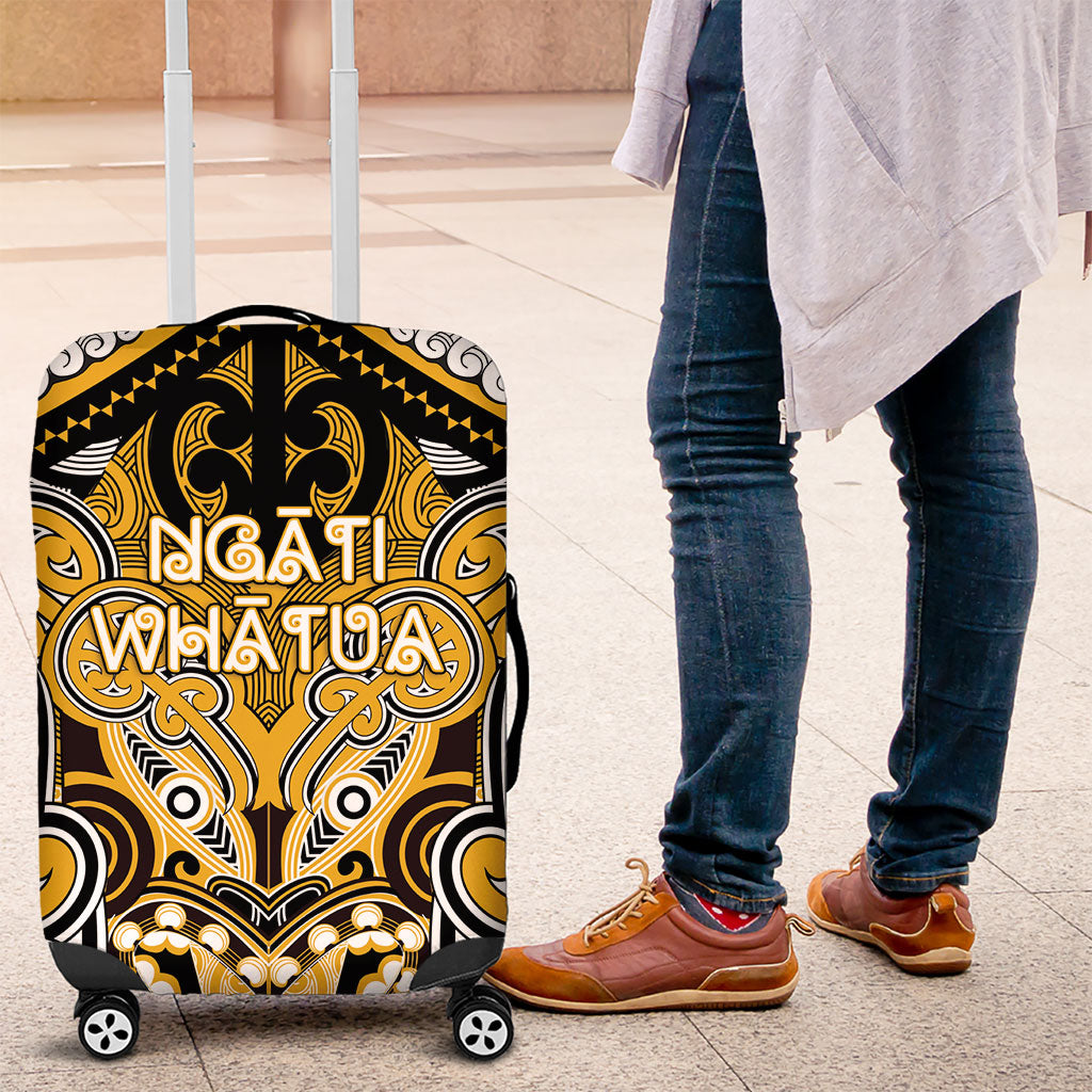 Aotearoa Iwi Ngati Whatua Luggage Cover Maori Kowhaiwhai Pattern