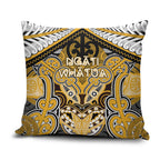 Aotearoa Iwi Ngati Whatua Pillow Cover Maori Kowhaiwhai Pattern