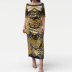 Aotearoa Iwi Ngati Whatua Personalised Puletasi Maori Kowhaiwhai Pattern