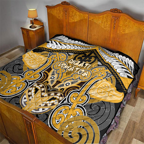 Aotearoa Iwi Ngati Whatua Quilt Maori Kowhaiwhai Pattern
