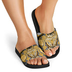 Aotearoa Iwi Ngati Whatua Slide Sandals Maori Kowhaiwhai Pattern