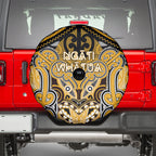 Aotearoa Iwi Ngati Whatua Spare Tire Cover Maori Kowhaiwhai Pattern